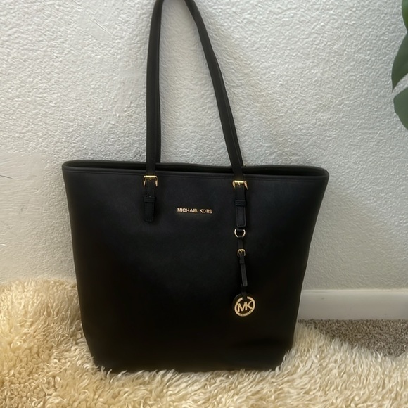 MICHAEL KORS Sullivan Black Saffiano Leather Tote Shoulder Satchel Handb… - Picture 13 of 16